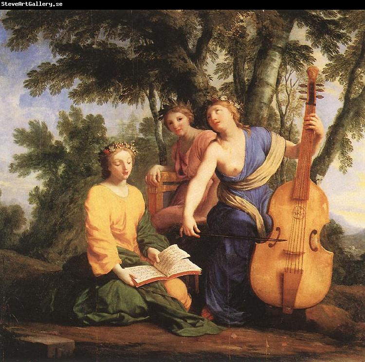 Eustache Le Sueur Melpomene, Erato and Polymnia